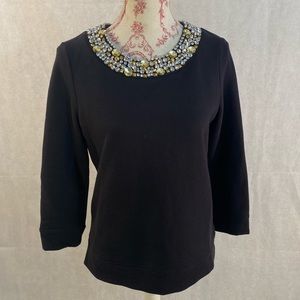 Juicy Couture jeweled neck sweater